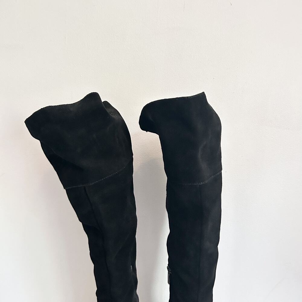 Vince Camuto Kreesell Knee High Suede Boots Black Size 8.5 - Picture 5 of 8